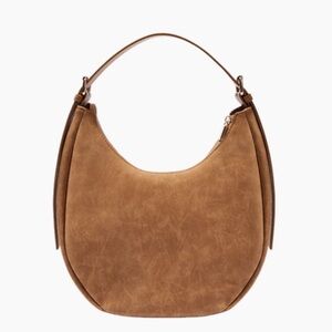 NWT 4th & Reckless Una Faux Suede Crescent Bag